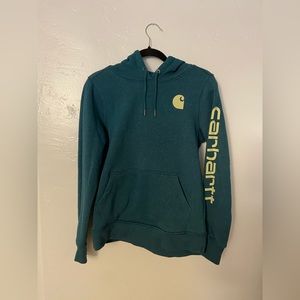 Carhartt Women’s Relaxed Fit Midweight Logo Sleeve Graphic Sweatshirt - Size S